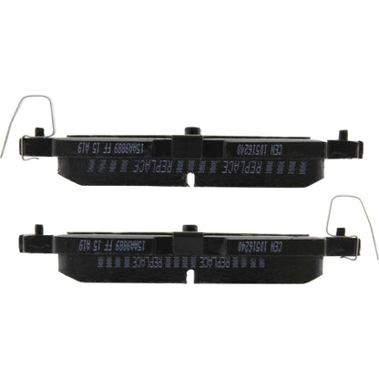 StopTech Street Brake Pads; Rear With Shims And Hardware