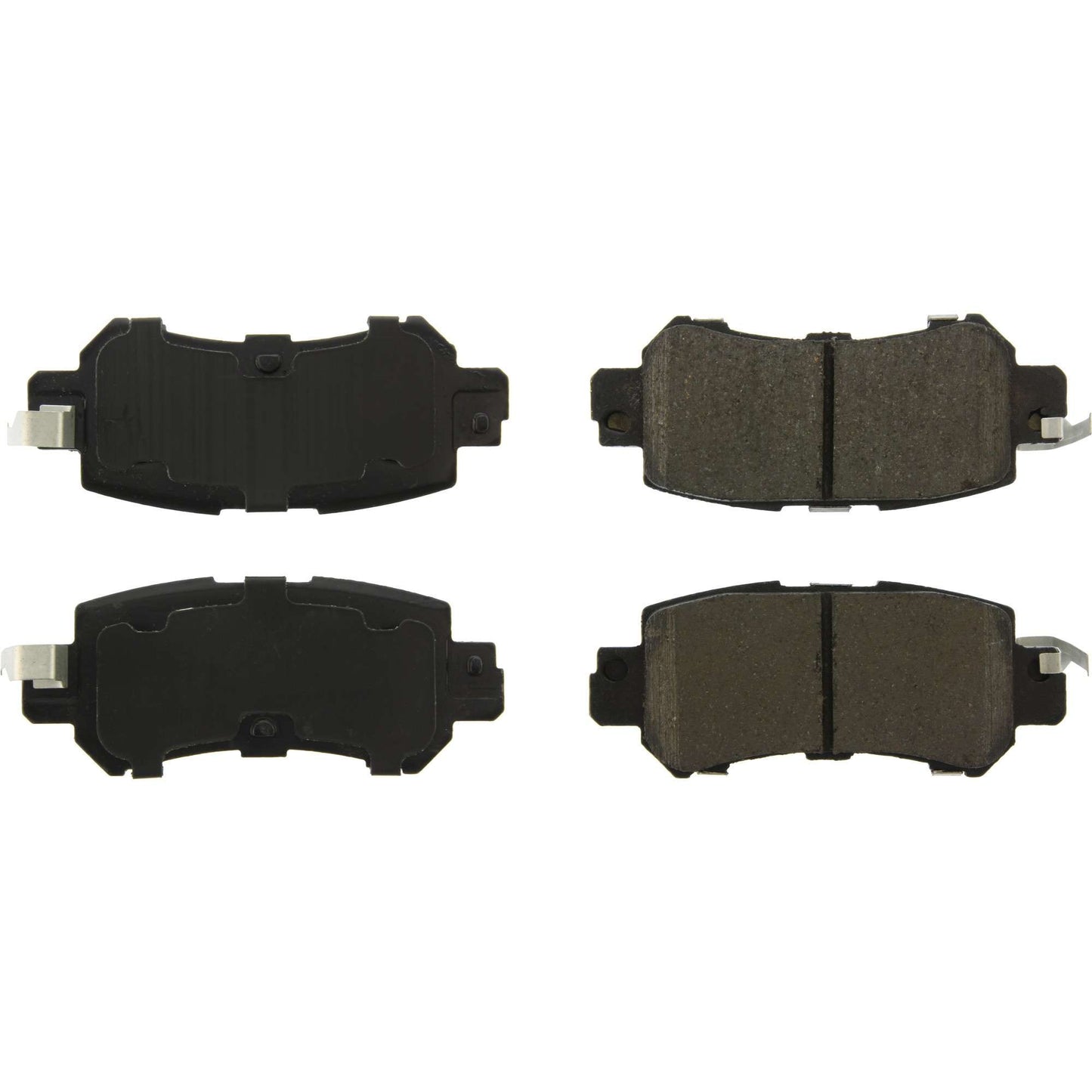 StopTech Street Brake Pads; Rear With Shims And Hardware