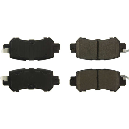 StopTech Street Brake Pads; Rear With Shims And Hardware