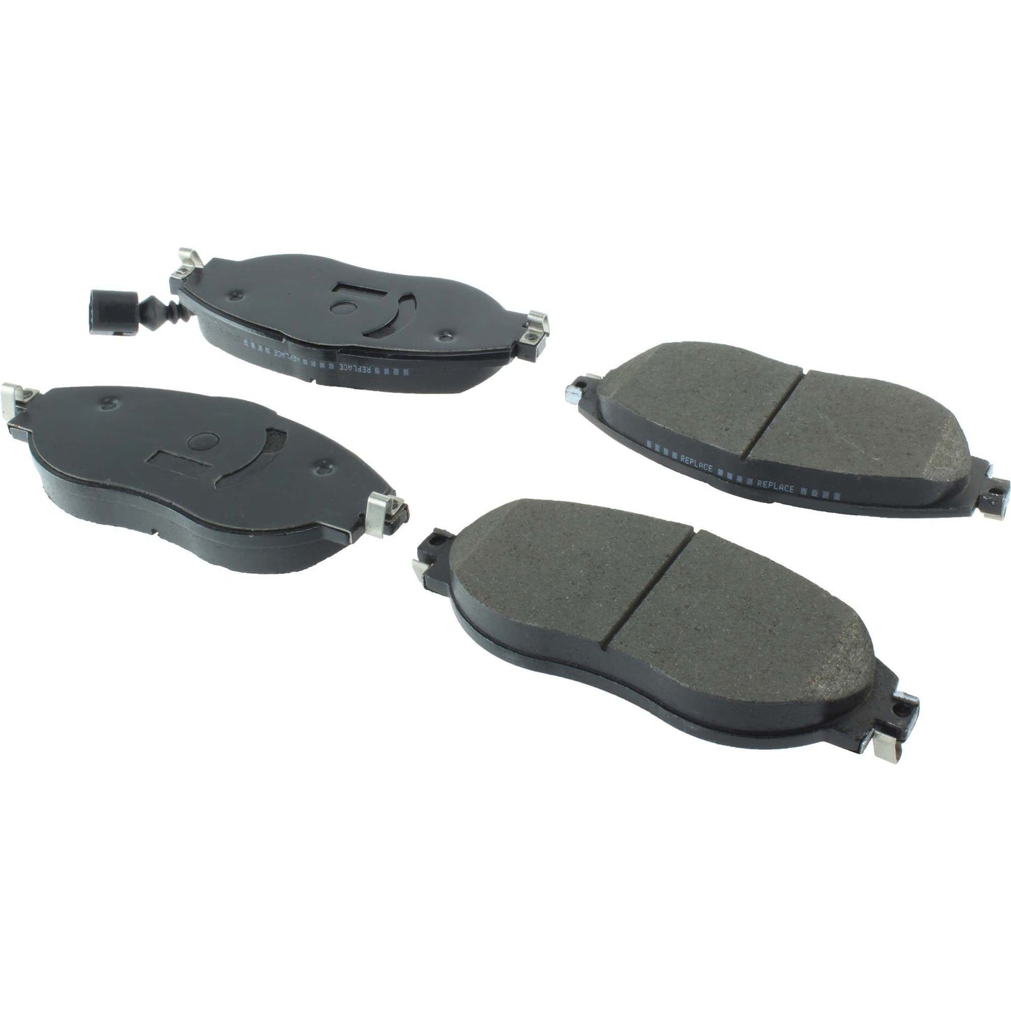 StopTech Street Brake Pads; Front With Shims