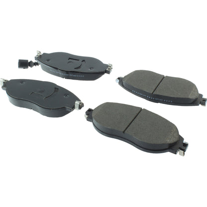 StopTech Street Brake Pads; Front With Shims