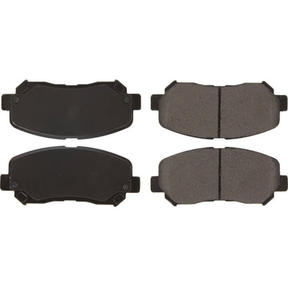 StopTech Street Brake Pads; Front With Shims