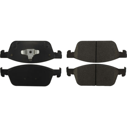 StopTech Street Brake Pads; Front With Shims