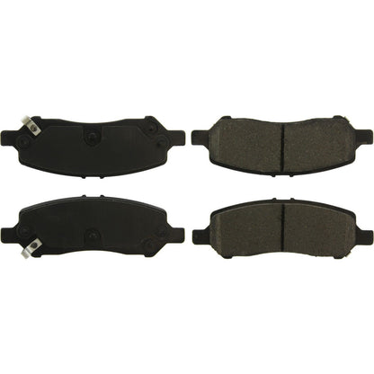 StopTech Street Brake Pads; Rear With Shims