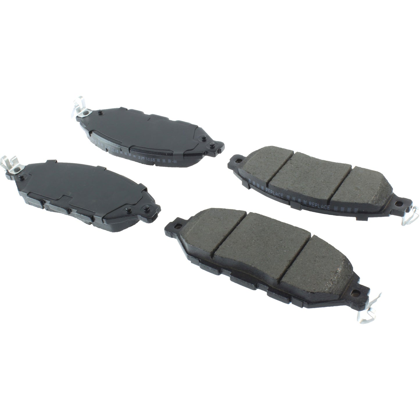StopTech Street Brake Pads; Front With Shims