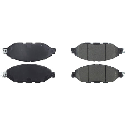 StopTech Street Brake Pads; Front With Shims