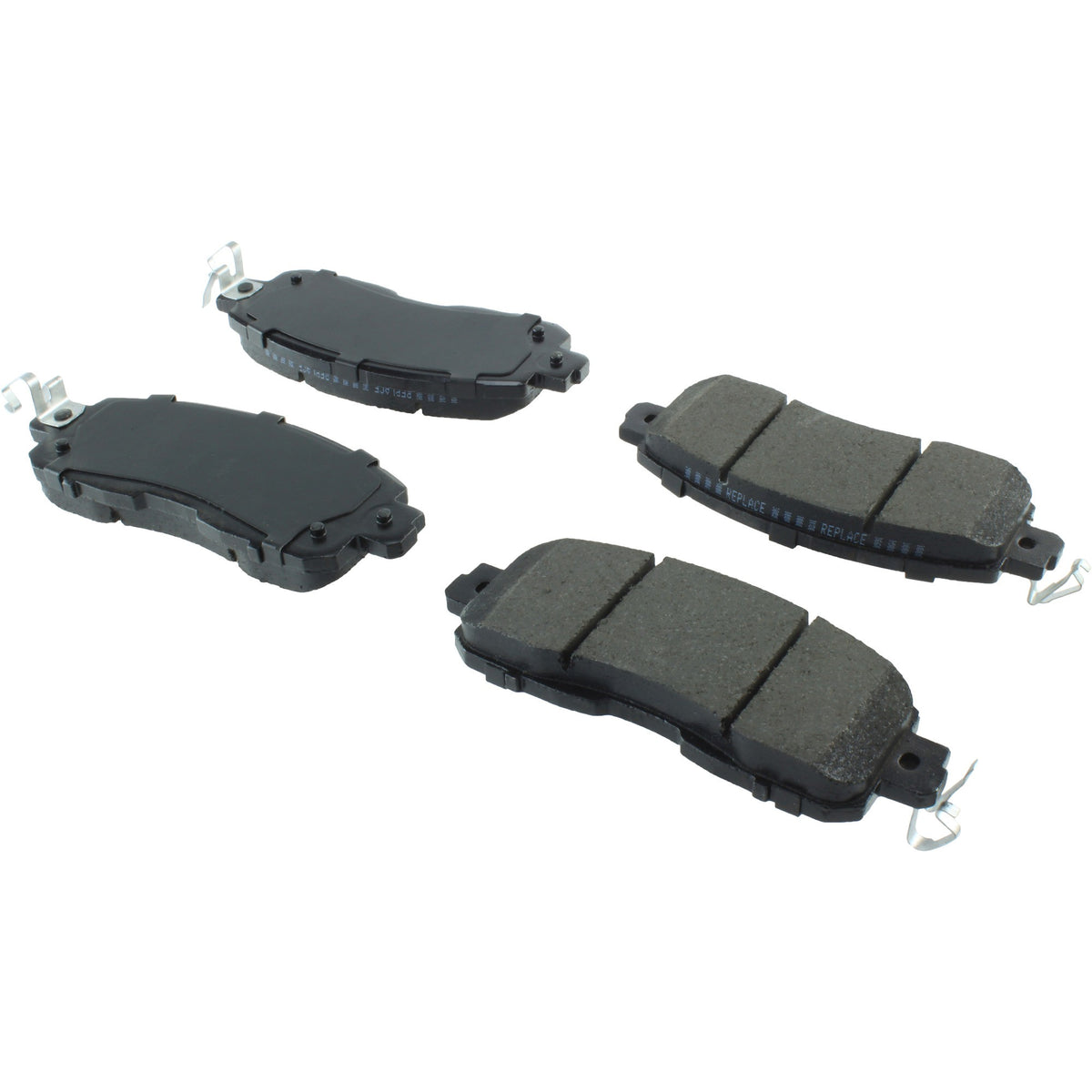 StopTech Street Brake Pads; Front With Shims And Hardware