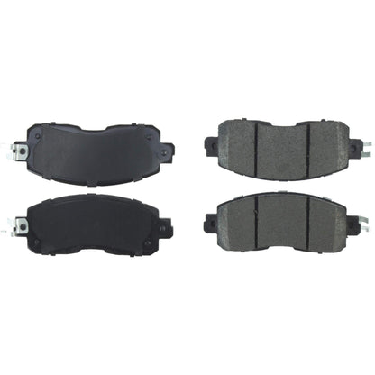 StopTech Street Brake Pads; Front With Shims And Hardware