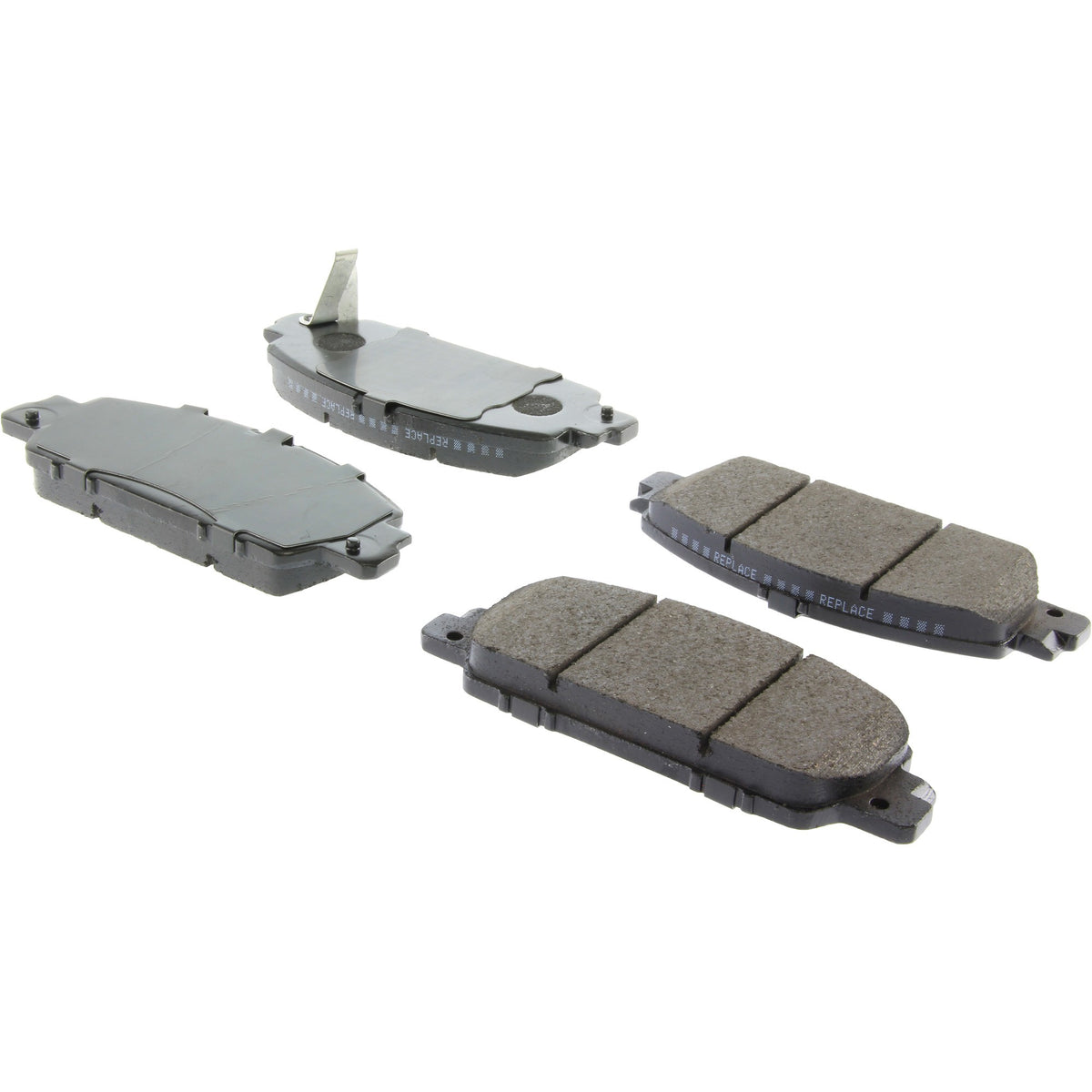 StopTech Street Brake Pads; Front With Shims