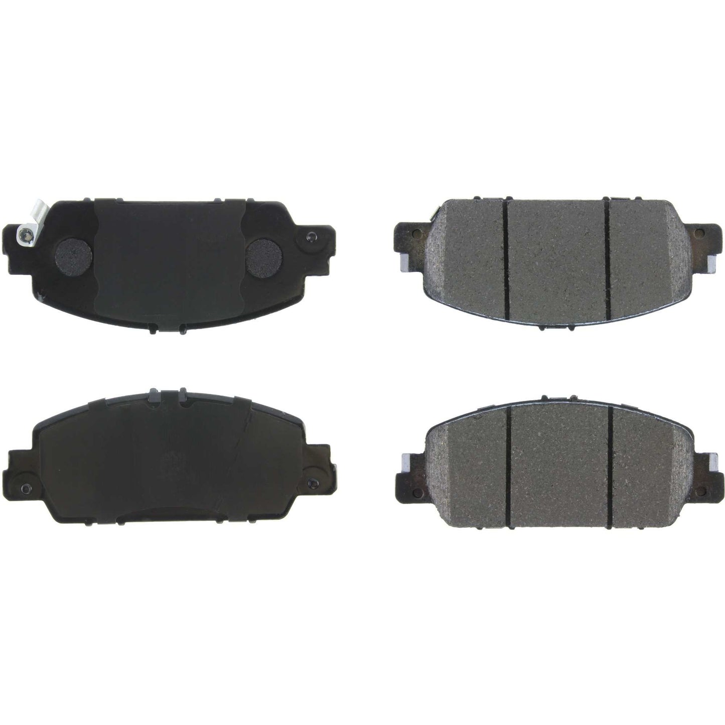 StopTech Street Brake Pads; Front With Shims