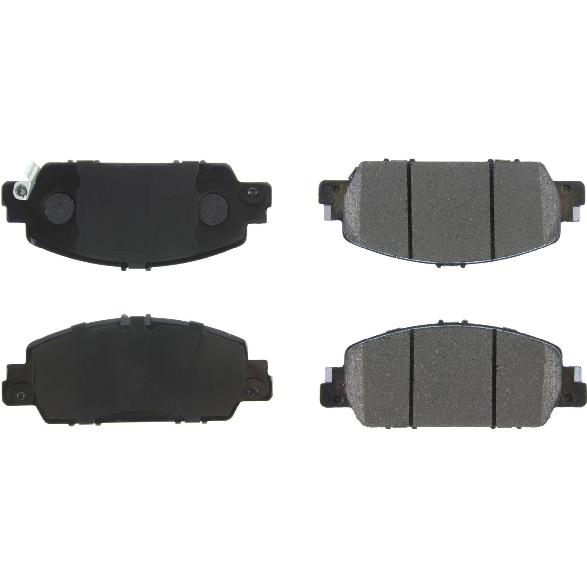 StopTech Street Brake Pads; Front With Shims