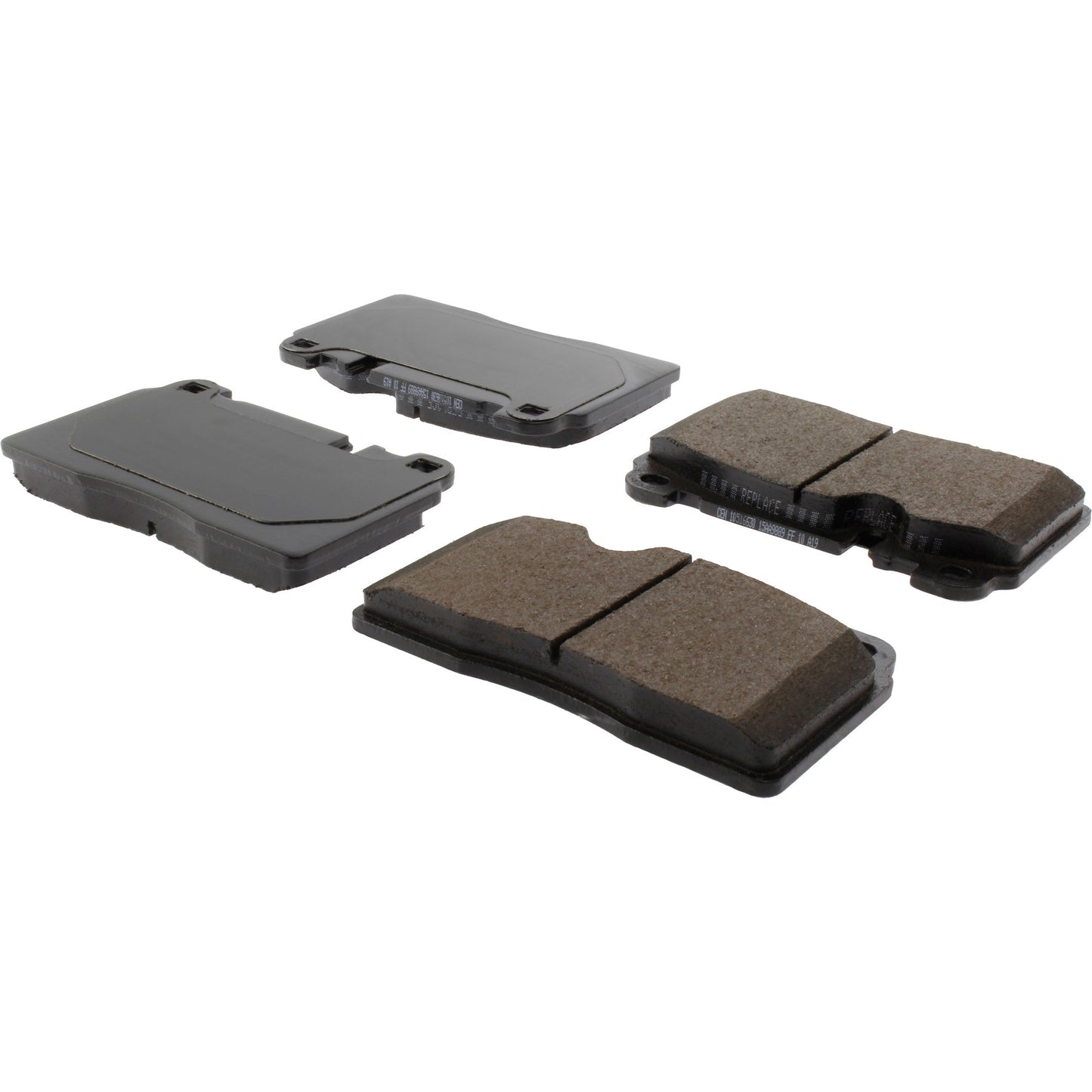 StopTech Street Brake Pads; Front With Shims