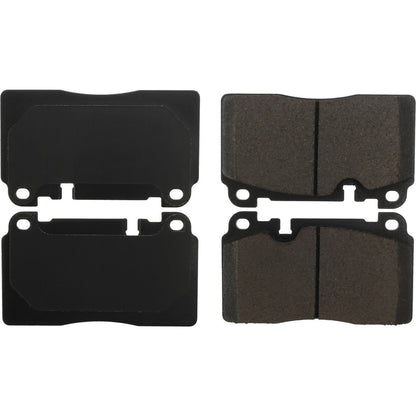 StopTech Street Brake Pads; Front With Shims