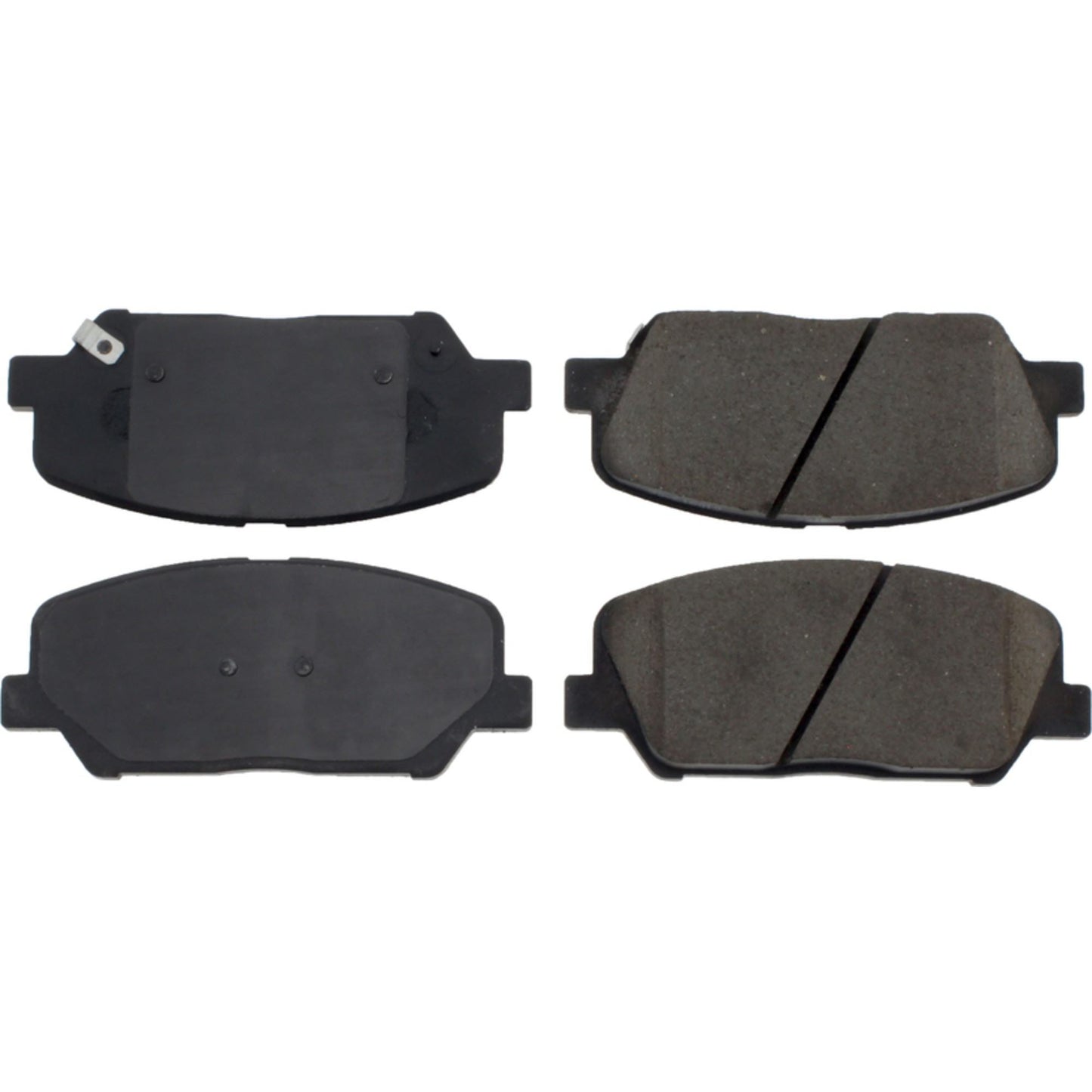 StopTech Street Brake Pads; Front With Shims And Hardware