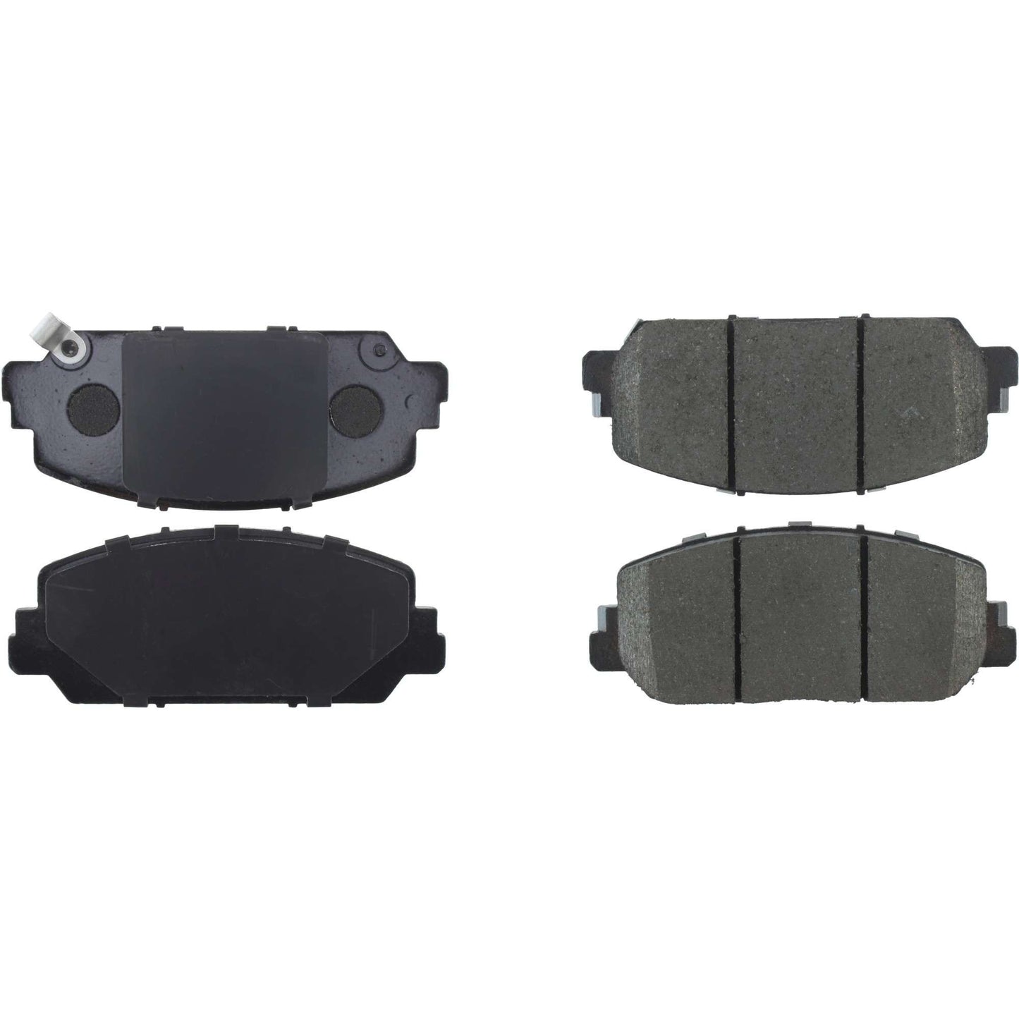 StopTech Street Brake Pads; Front With Shims And Hardware