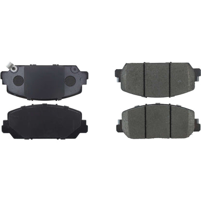 StopTech Street Brake Pads; Front With Shims And Hardware