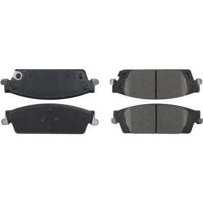 StopTech Street Brake Pads; Rear With Shims