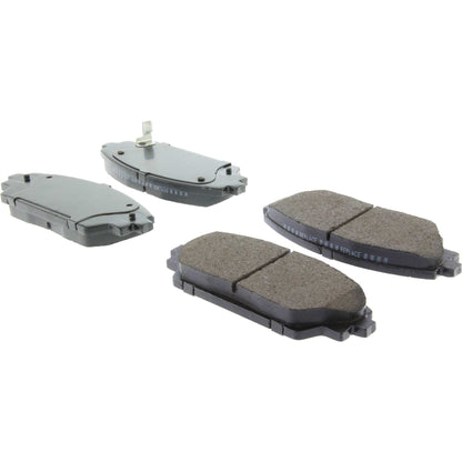 StopTech Street Brake Pads; Front With Shims And Hardware