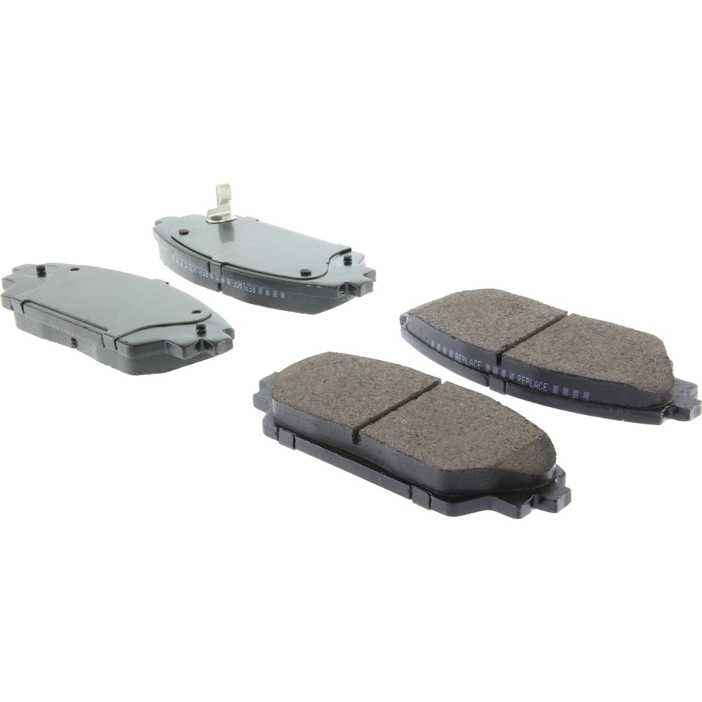 StopTech Street Brake Pads; Front With Shims And Hardware