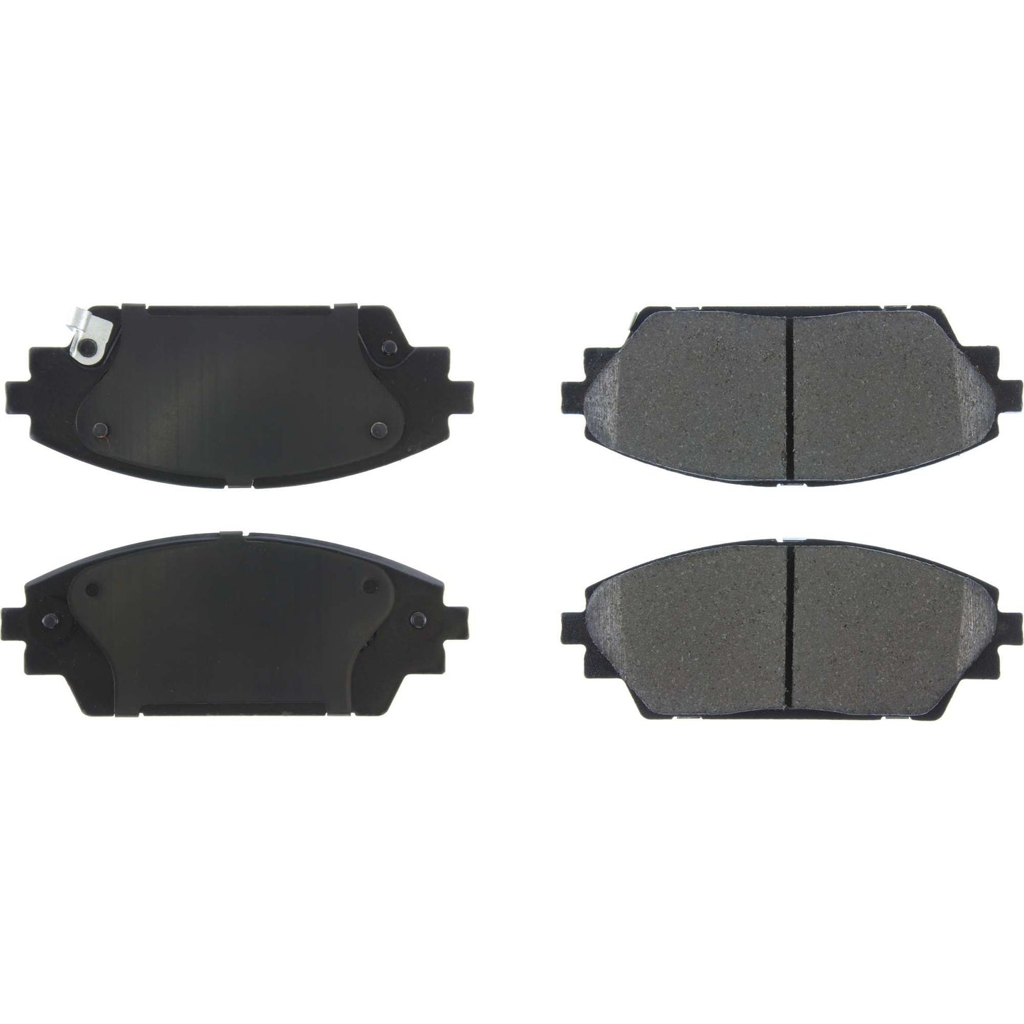 StopTech Street Brake Pads; Front With Shims And Hardware