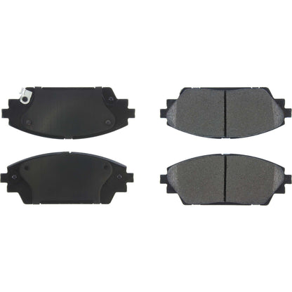 StopTech Street Brake Pads; Front With Shims And Hardware