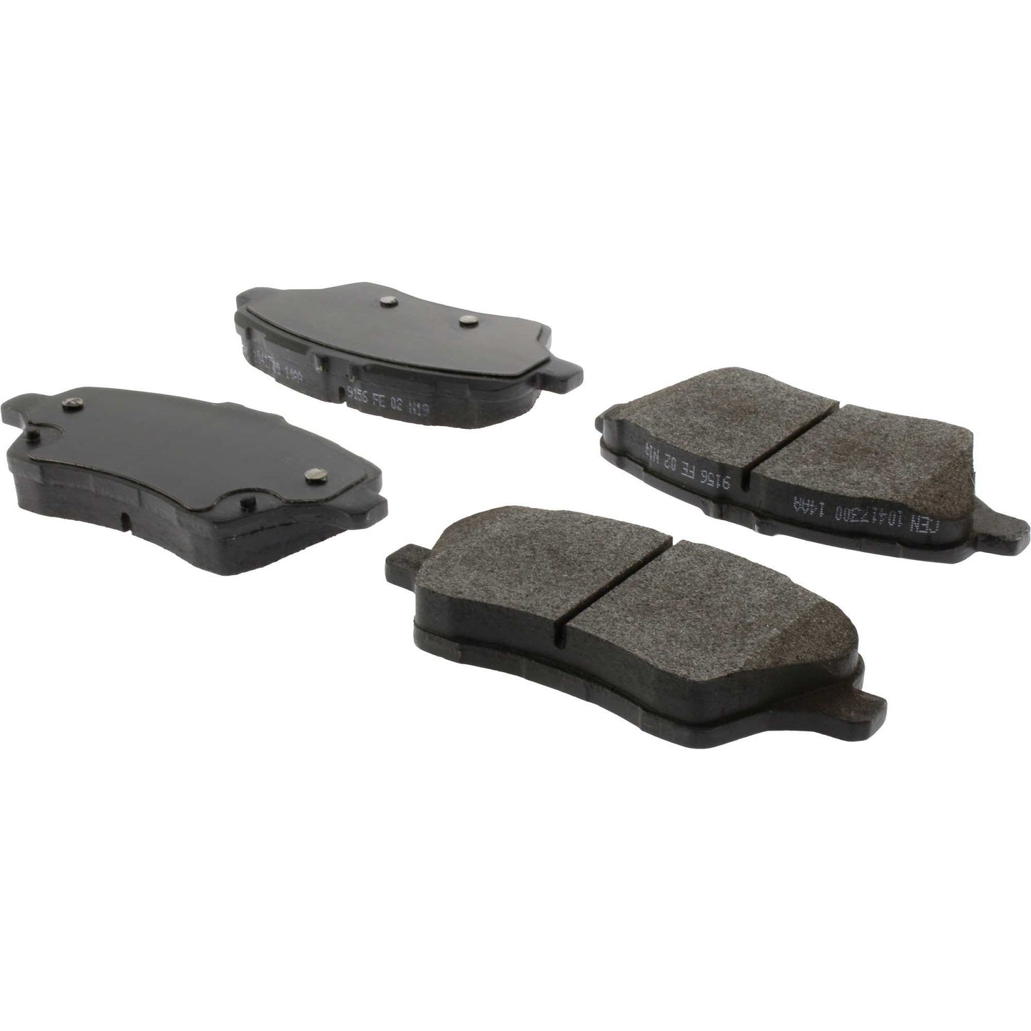 StopTech Street Brake Pads; Front With Shims And Hardware