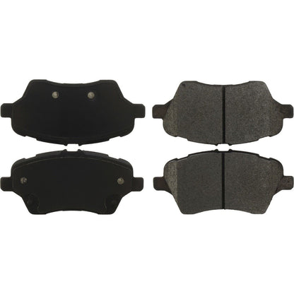 StopTech Street Brake Pads; Front With Shims And Hardware