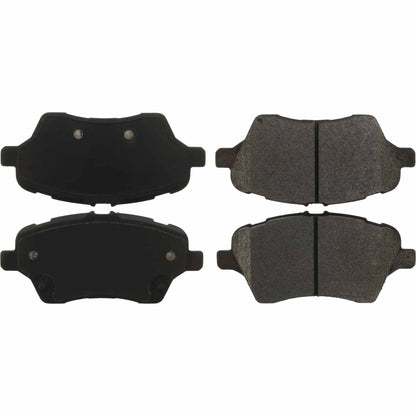 StopTech Street Brake Pads; Front With Shims And Hardware