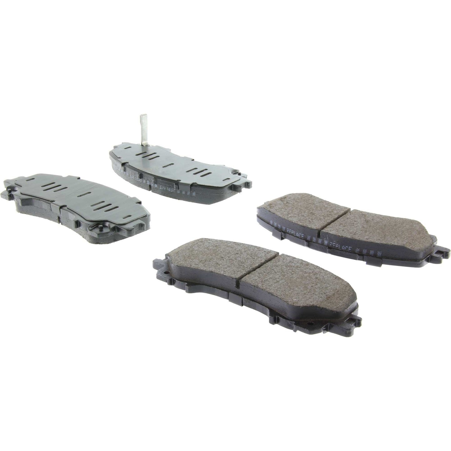 StopTech Street Brake Pads; Front With Shims And Hardware