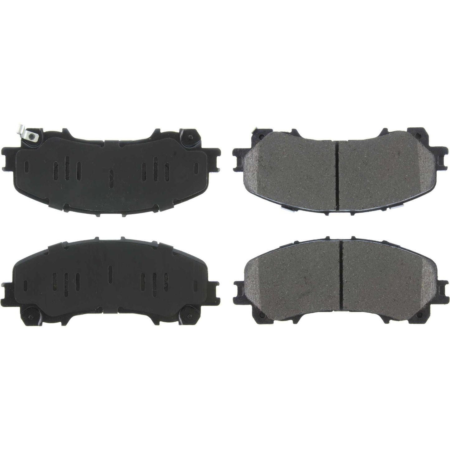 StopTech Street Brake Pads; Front With Shims And Hardware