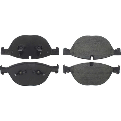 StopTech Street Brake Pads; Front With Shims And Hardware