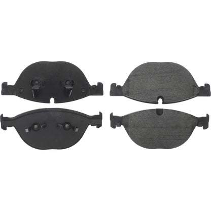 StopTech Street Brake Pads; Front With Shims And Hardware