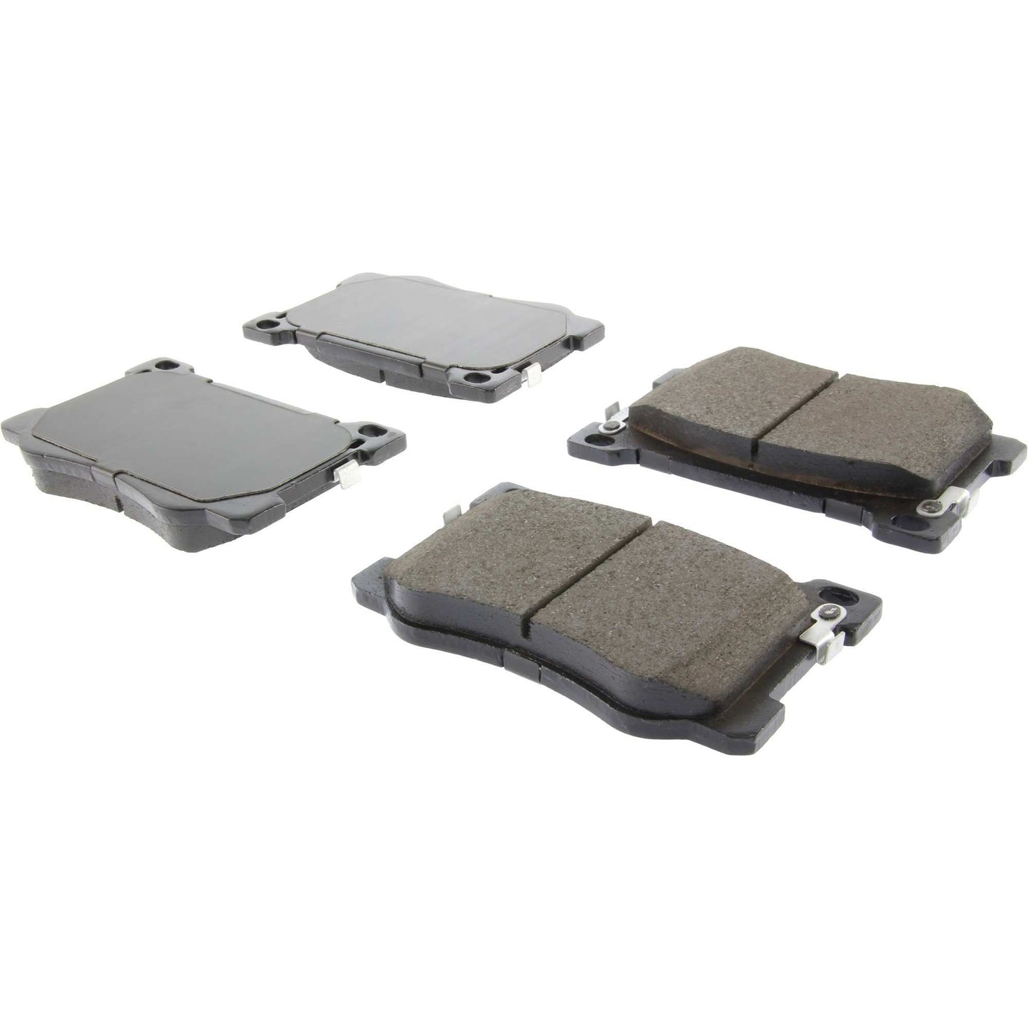 StopTech Street Brake Pads; Front With Shims And Hardware