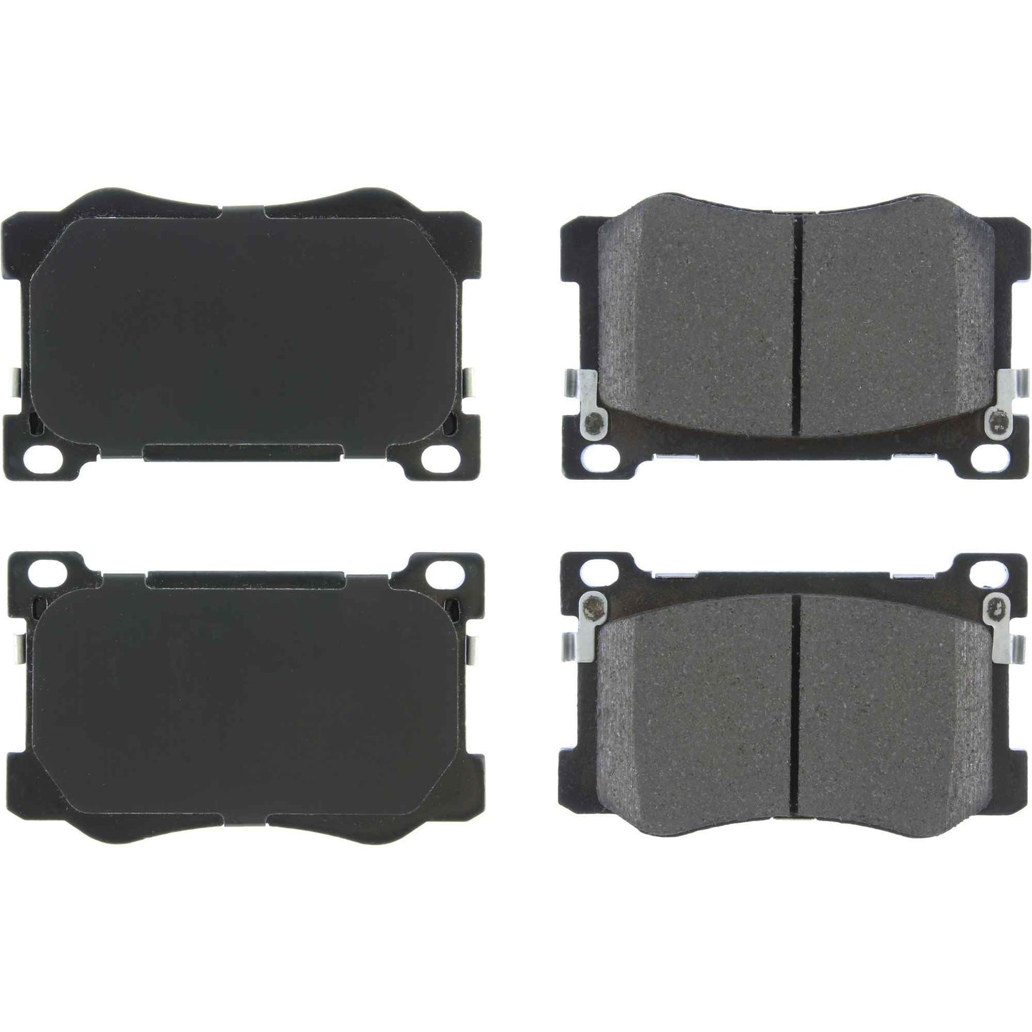 StopTech Street Brake Pads; Front With Shims And Hardware