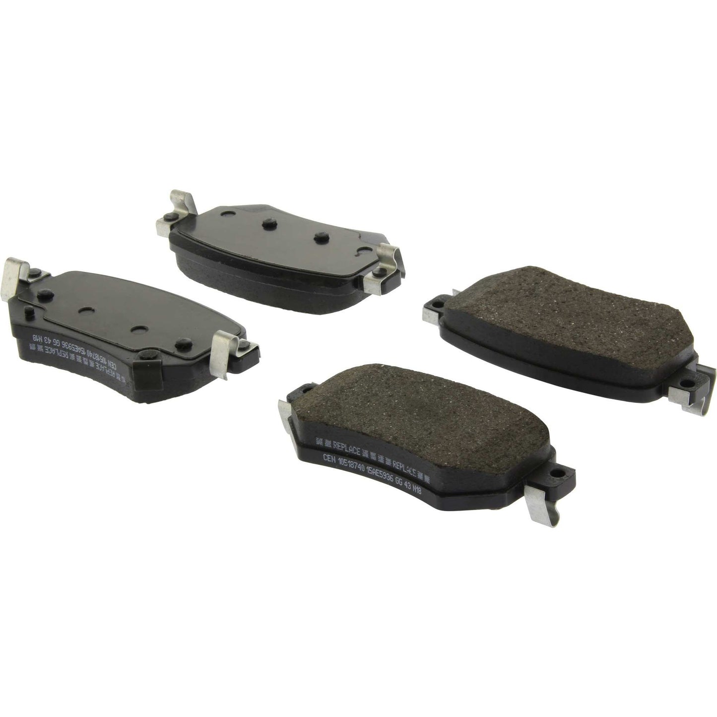 StopTech Street Brake Pads With Shims