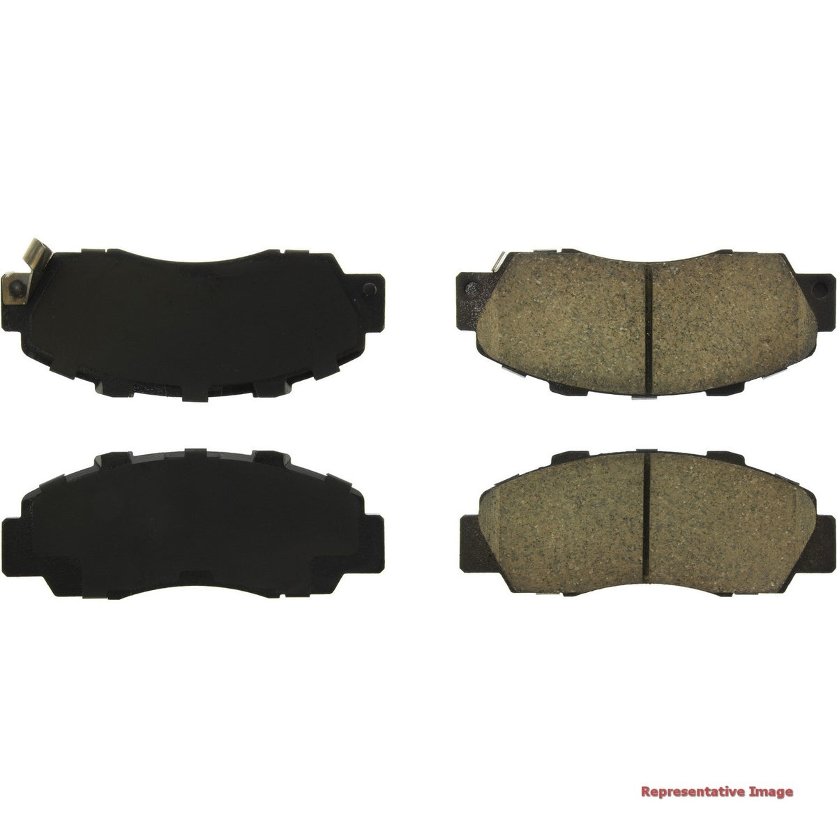 StopTech C42 Caliper Street Performance Front Brake Pads w/Shims 308.80220