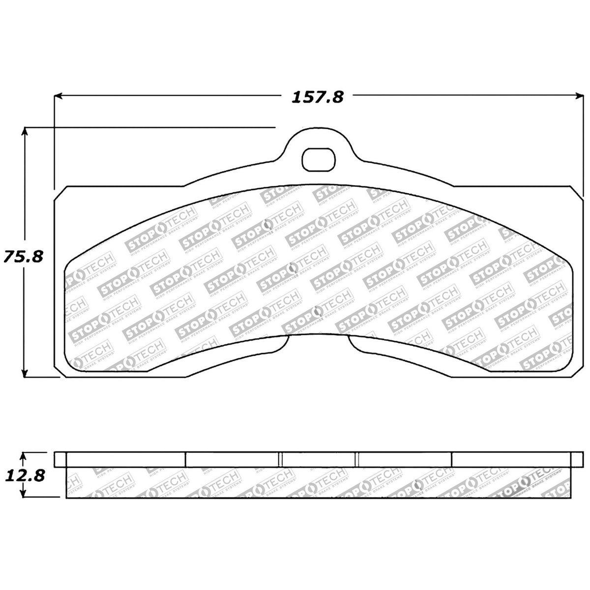 StopTech Sport Brake Pads With Shims And Hardware
