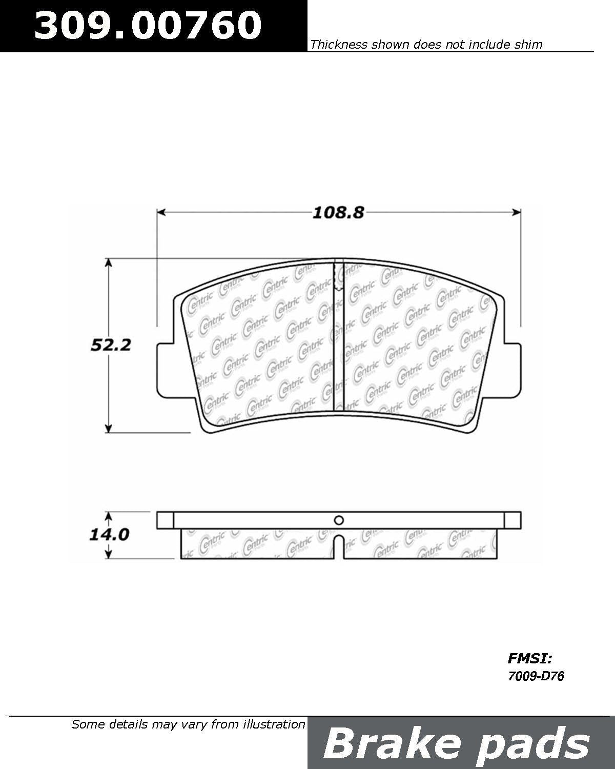 StopTech Sport Brake Pads With Shims