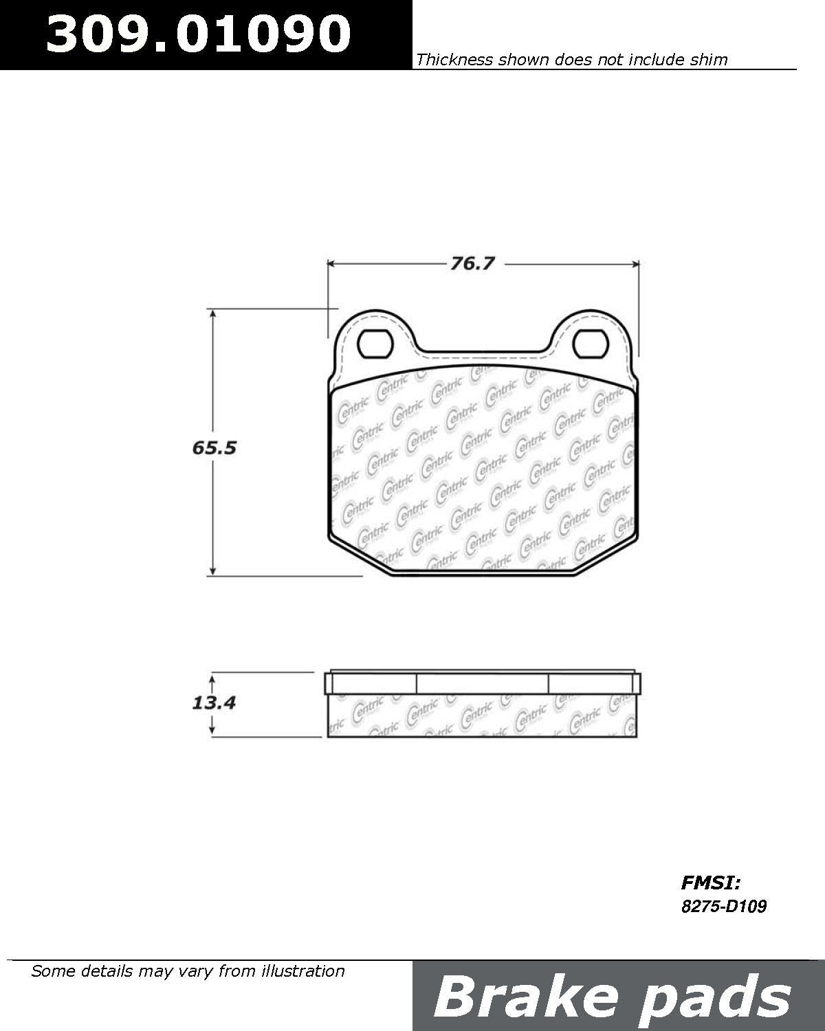 StopTech Sport Brake Pads With Shims