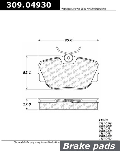 StopTech Sport Brake Pads With Shims