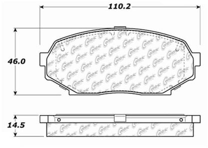 StopTech Sport Brake Pads With Shims And Hardware