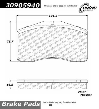 StopTech Sport Brake Pads With Shims