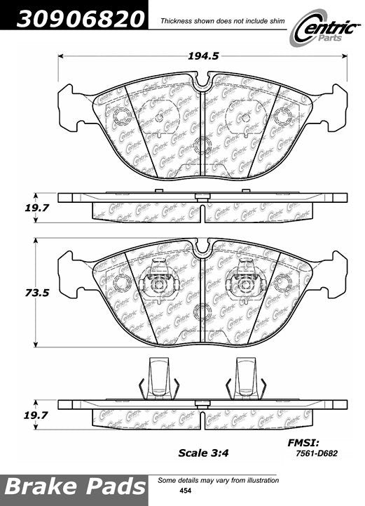 StopTech  Sport Brake Pads With Shims And Hardware