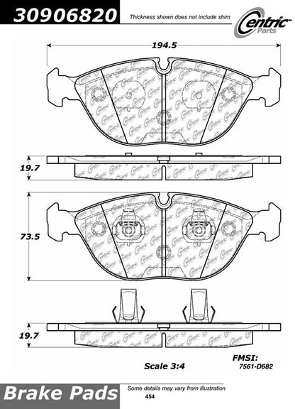 StopTech  Sport Brake Pads With Shims And Hardware
