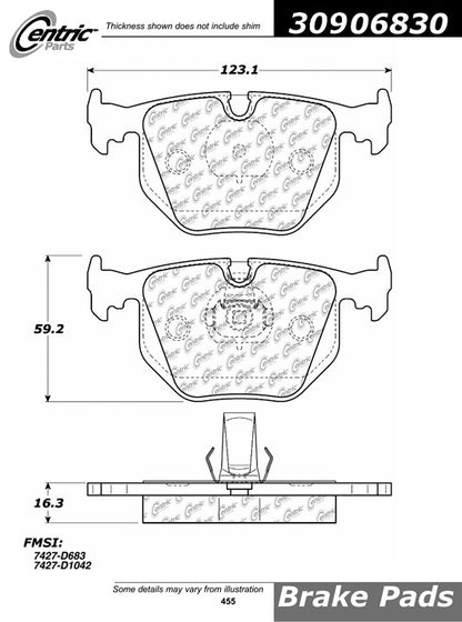 StopTech Sport Brake Pads With Shims And Hardware