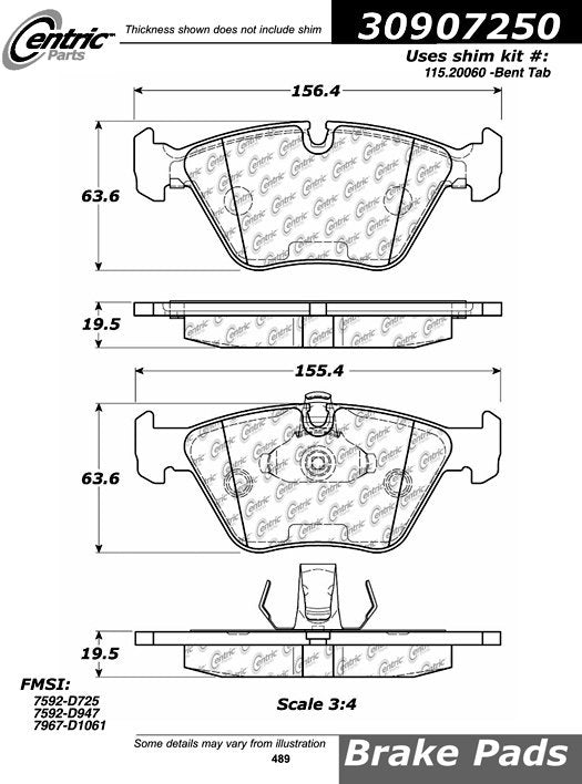 StopTech Sport Brake Pads With Shims And Hardware