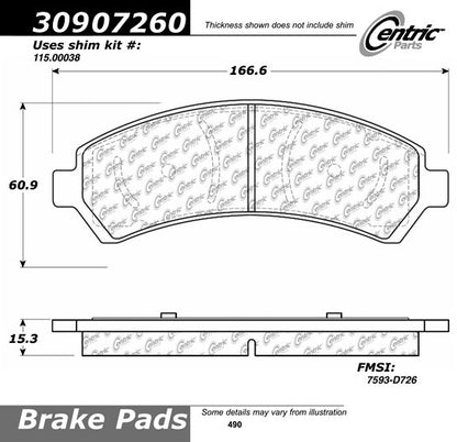 StopTech Sport Brake Pads With Shims And Hardware