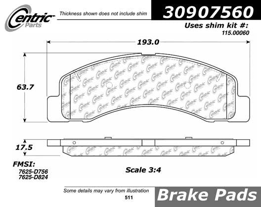 StopTech Sport Brake Pads With Shims And Hardware