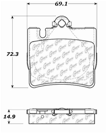 StopTech Sport Brake Pads With Shims And Hardware