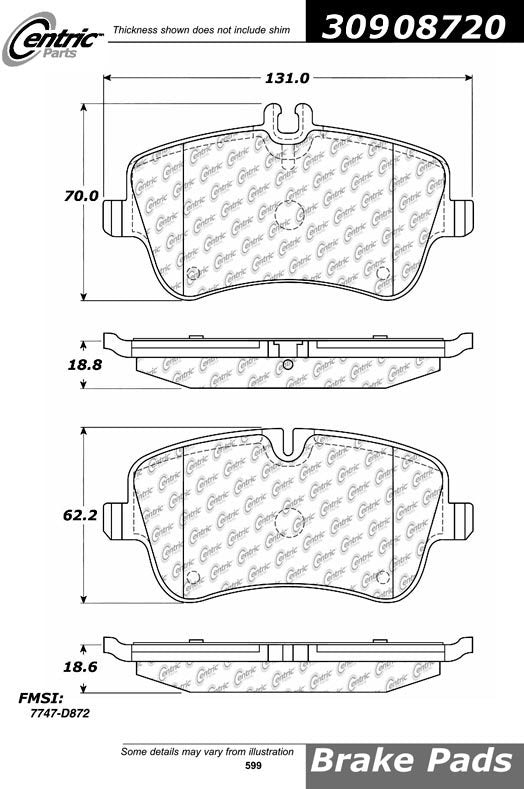 StopTech Sport Brake Pads With Shims And Hardware